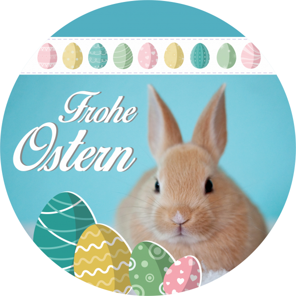 Tortenaufleger Frohe Ostern Eier